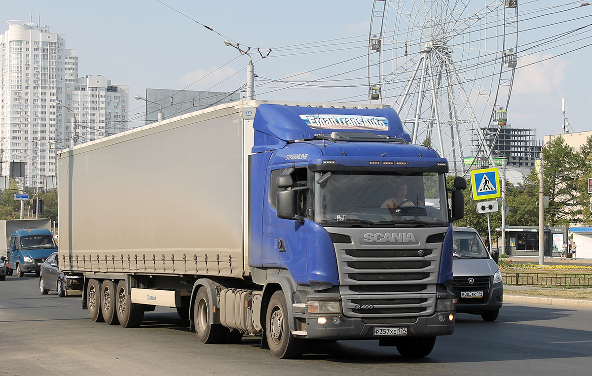 Челябинская область, № Р 357 ХЕ 174 — Scania ('2013) R400