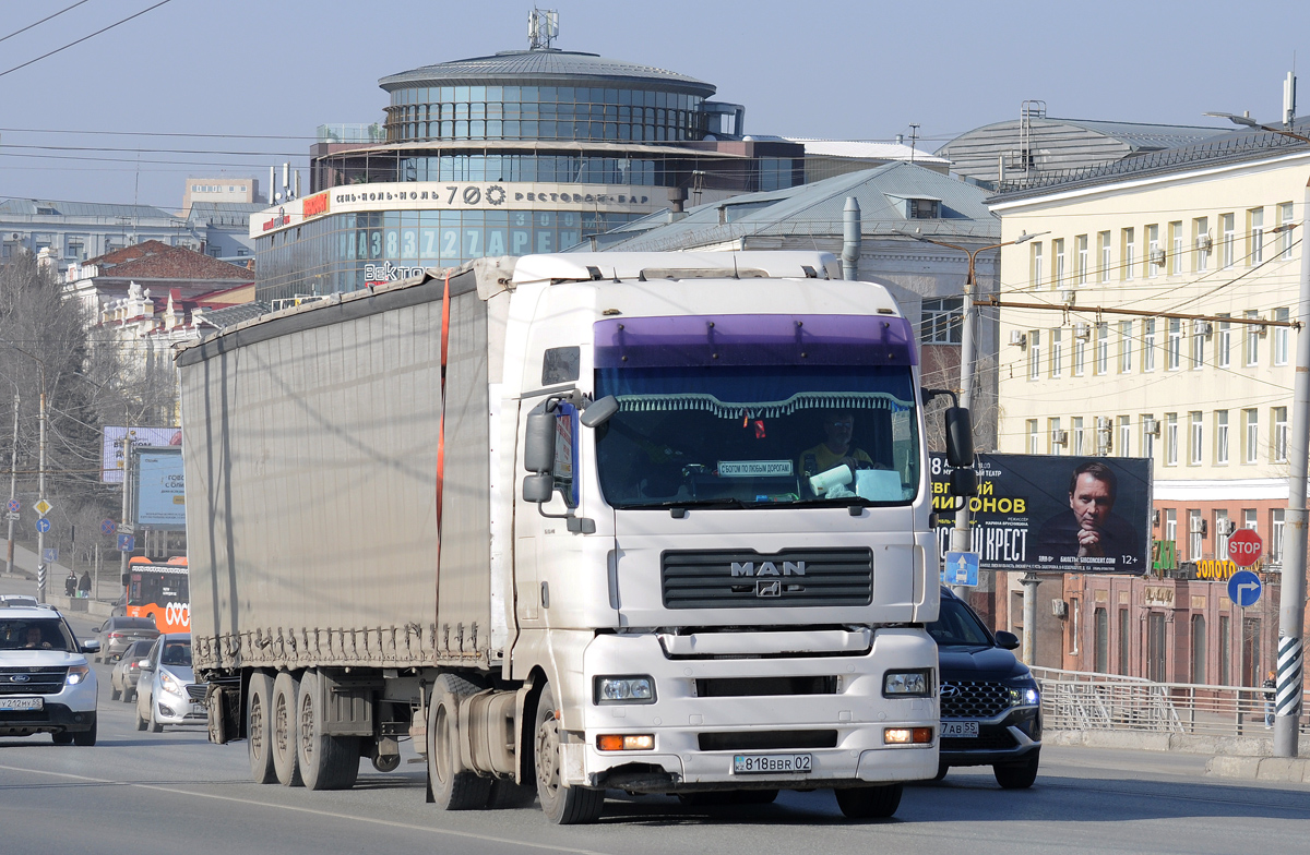 Алматы, № 818 BBR 02 — MAN TGX ('2007) (общая модель)