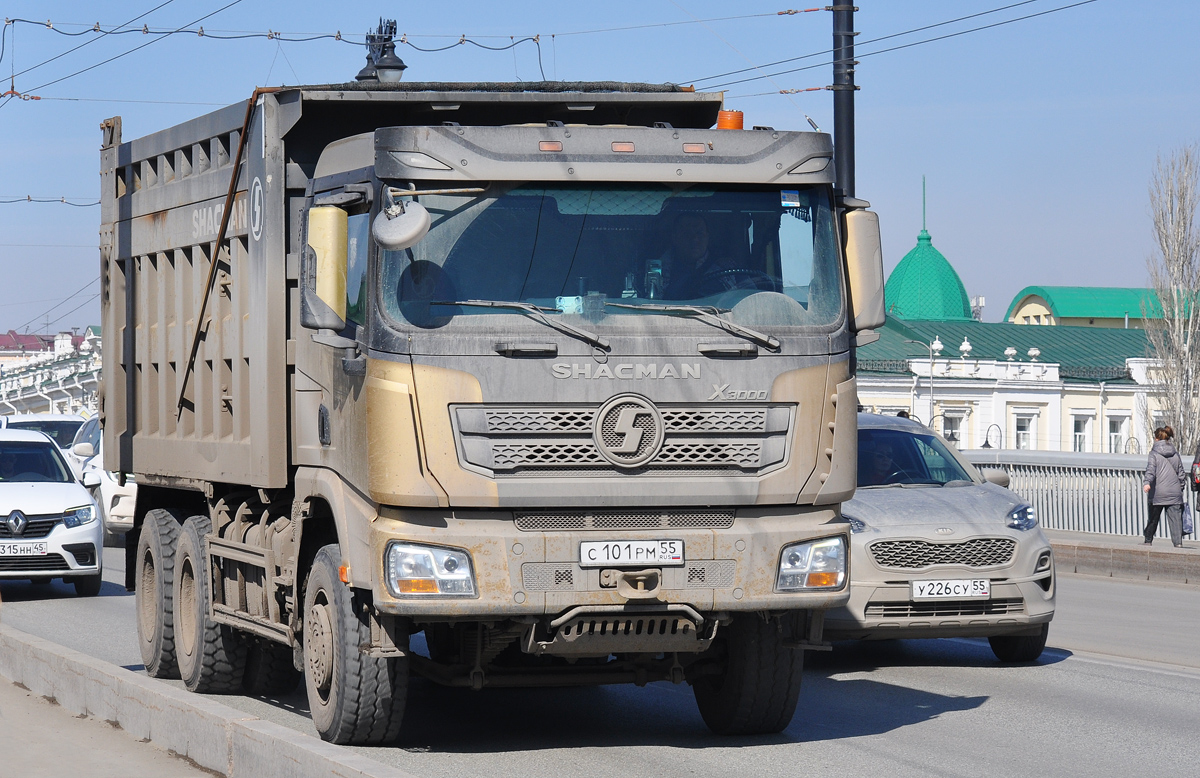 Омская область, № С 101 РМ 55 — Shaanxi Shacman X3000 SX3258