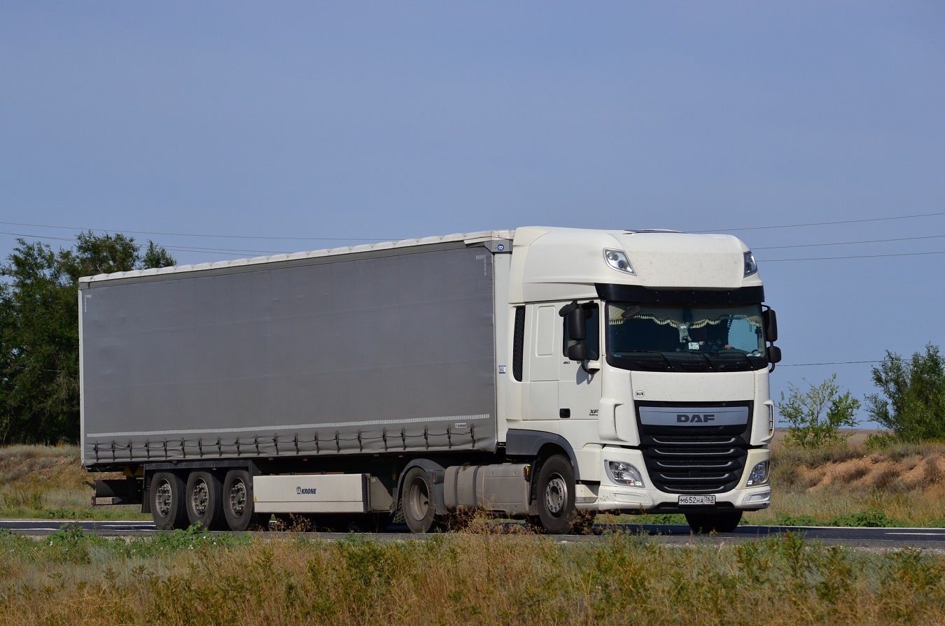 Самарская область, № М 652 НА 763 — DAF XF Euro6 FT