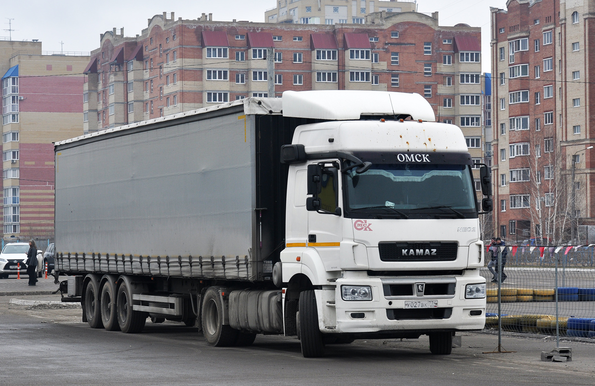 Омская область, № У 027 ВК 774 — КамАЗ-5490 (общая модель)