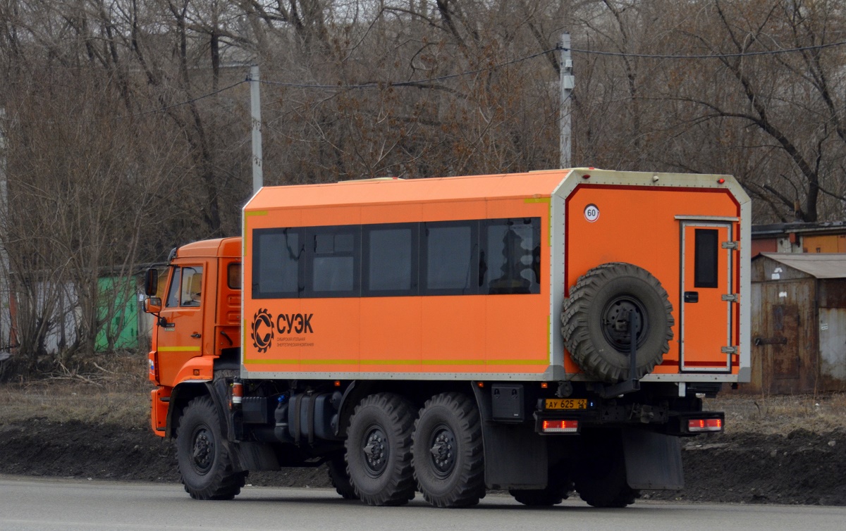 Кемеровская область, № АУ 625 42 — КамАЗ-43118 (общая модель)