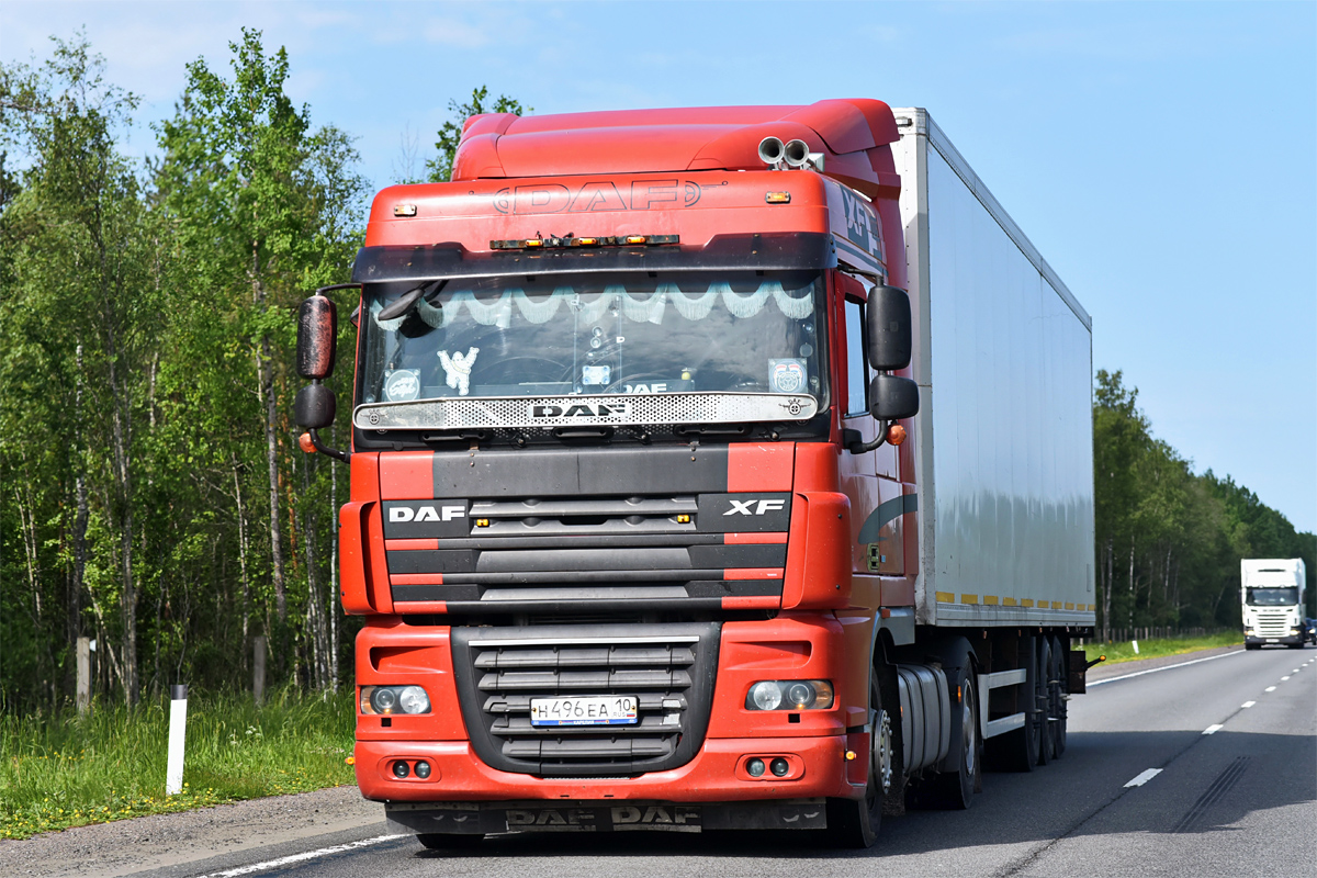 Карелия, № Н 496 ЕА 10 — DAF XF105 FT