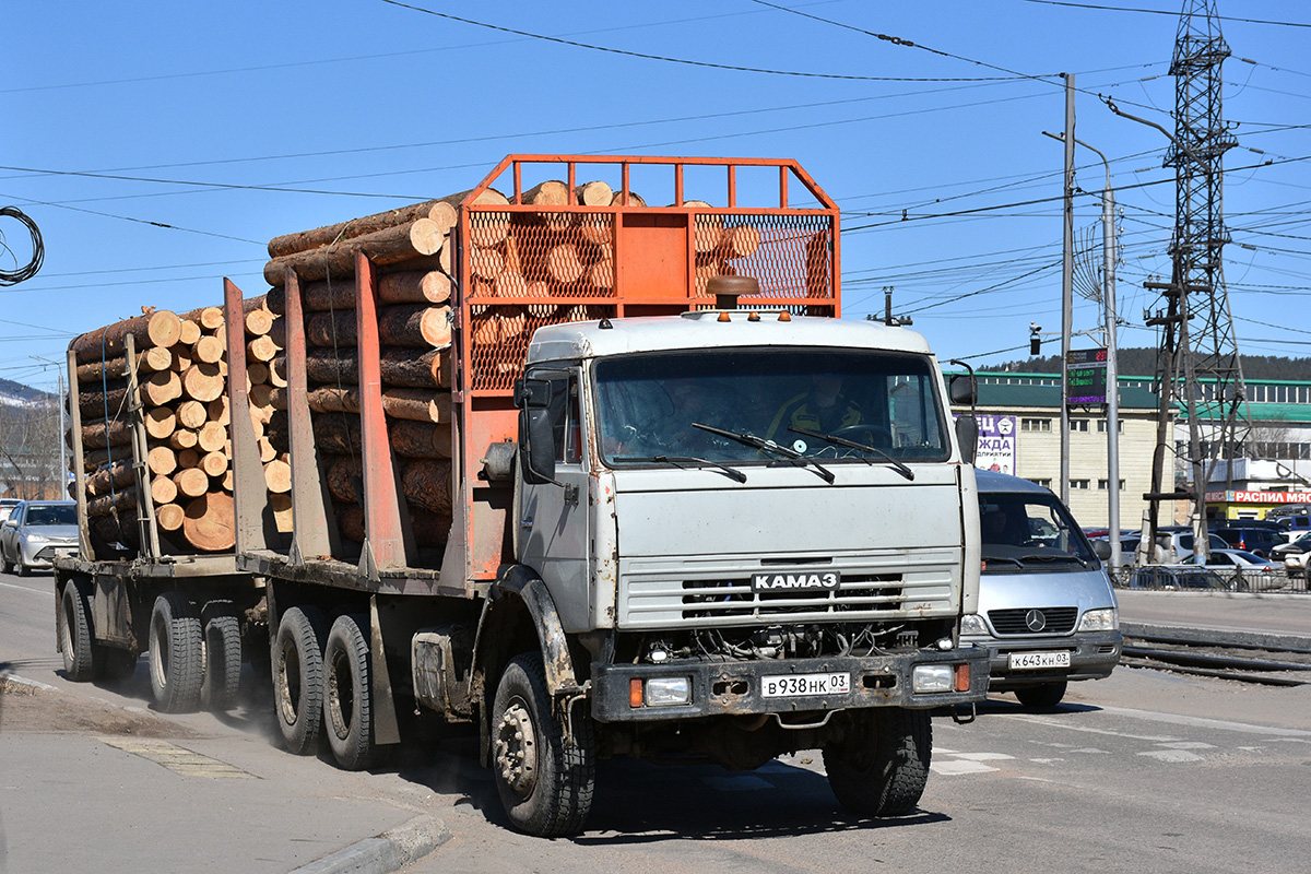 Бурятия, № В 938 НК 03 — КамАЗ-53228 (общая модель)