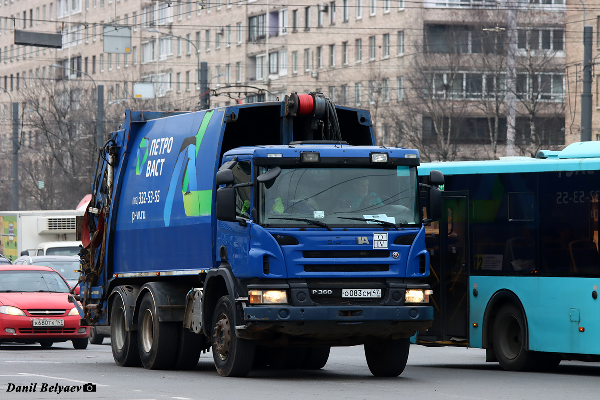 Ленинградская область, № О 083 СМ 47 — Scania ('2011) P360