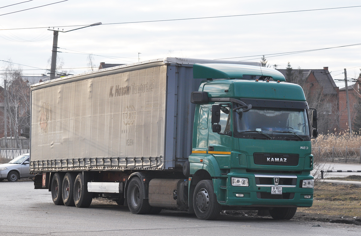 Омская область, № В 951 ОЕ 155 — КамАЗ-5490-S5(87)