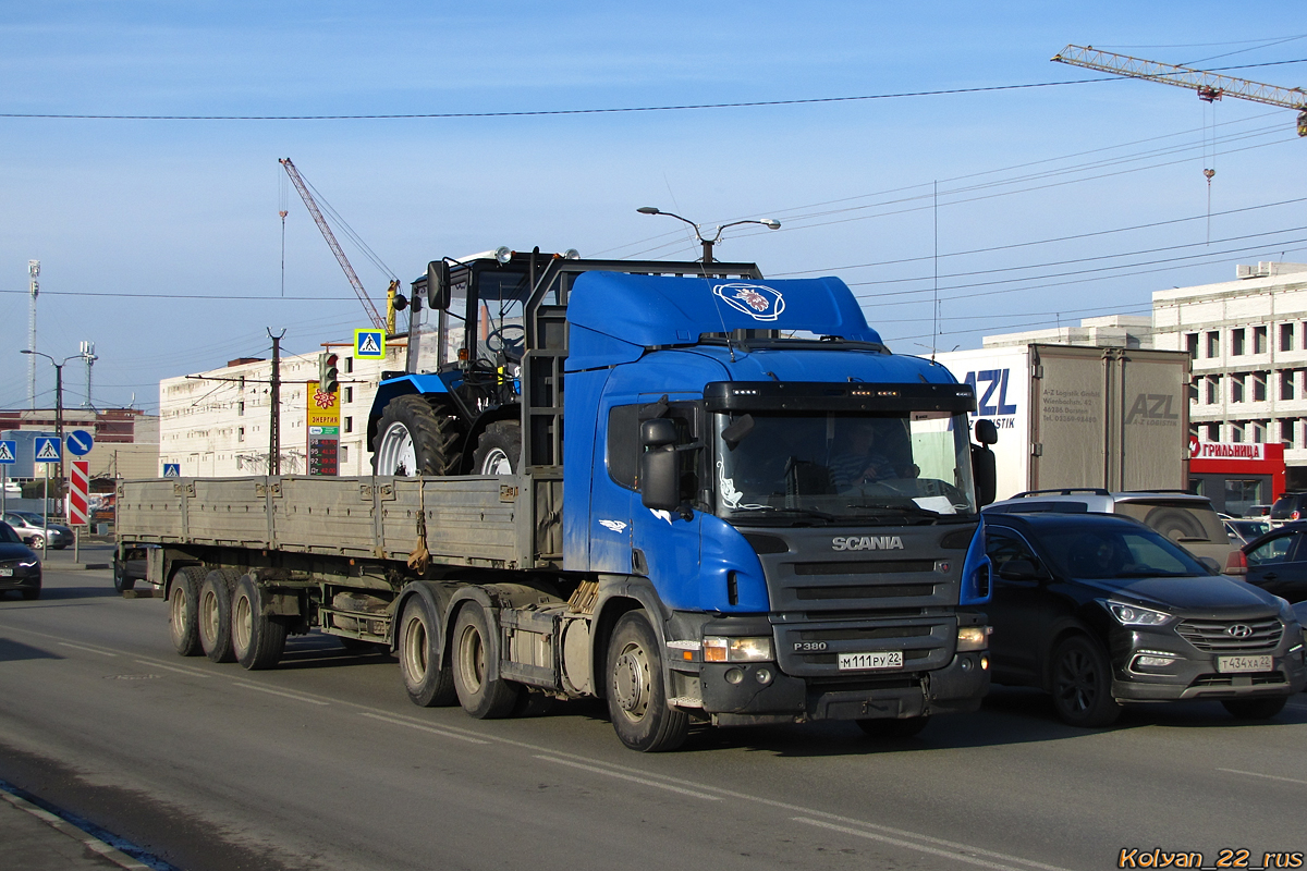 Алтайский край, № М 111 РУ 22 — Scania ('2004) P380