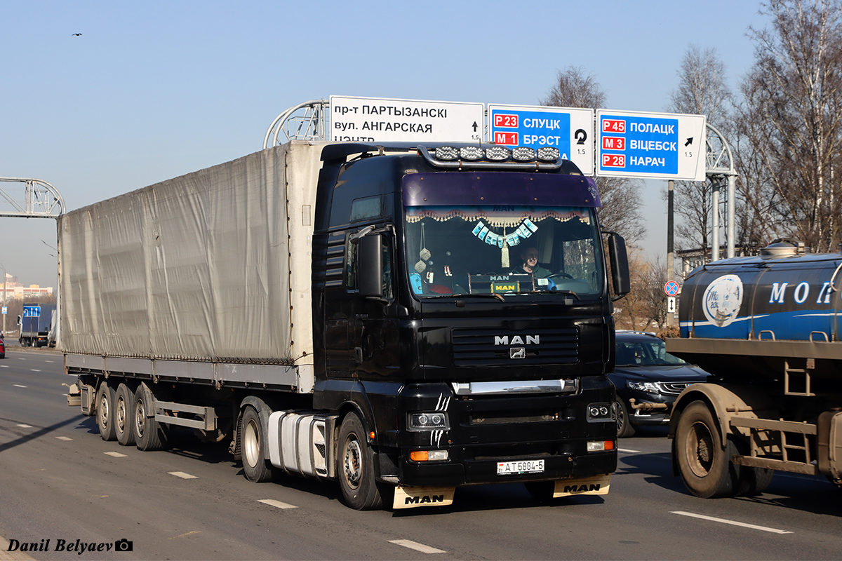 Минская область, № АТ 5884-5 — MAN TGA 18.480