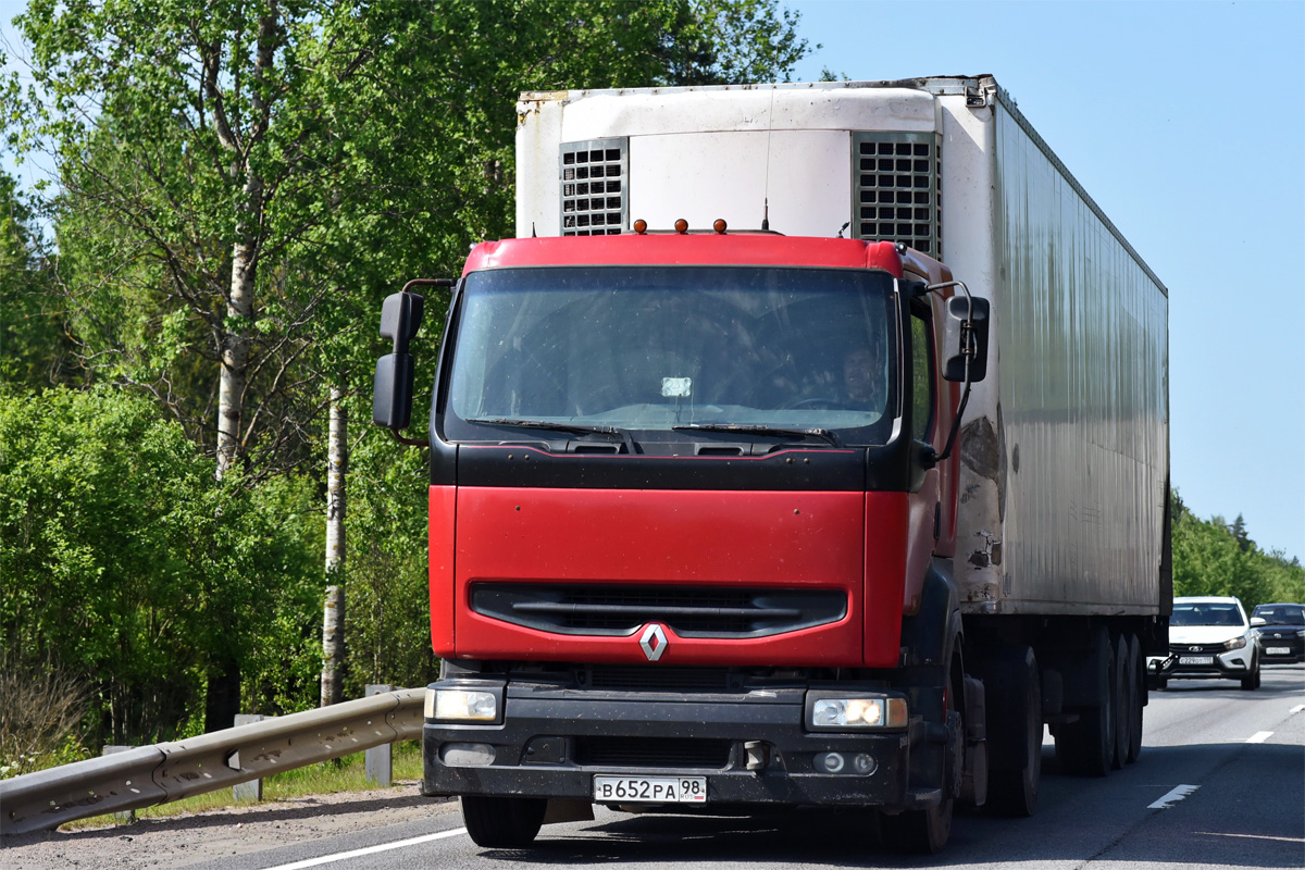 Санкт-Петербург, № В 652 РА 98 — Renault Premium ('1996)