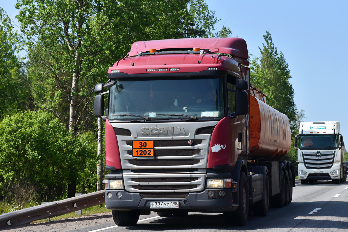 Санкт-Петербург, № Н 334 УС 198 — Scania ('2013) G400