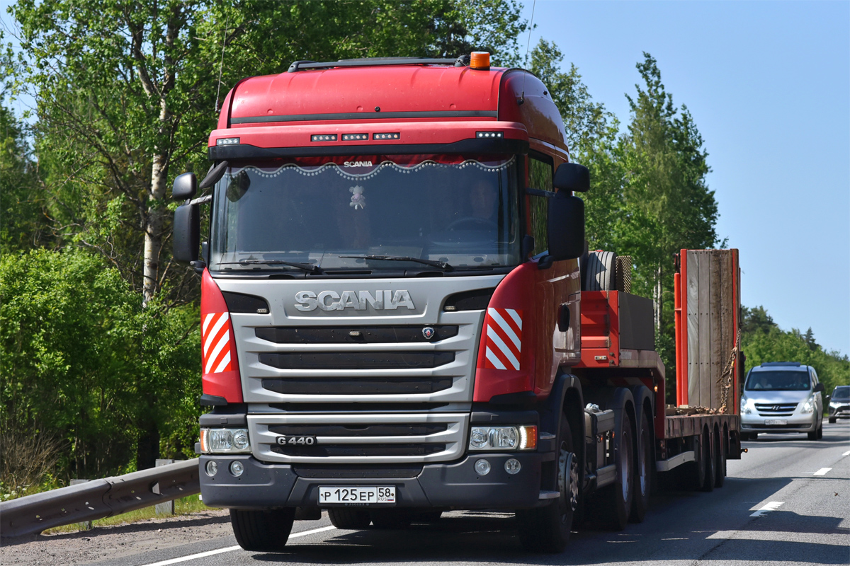Пензенская область, № Р 125 ЕР 58 — Scania ('2013) G440