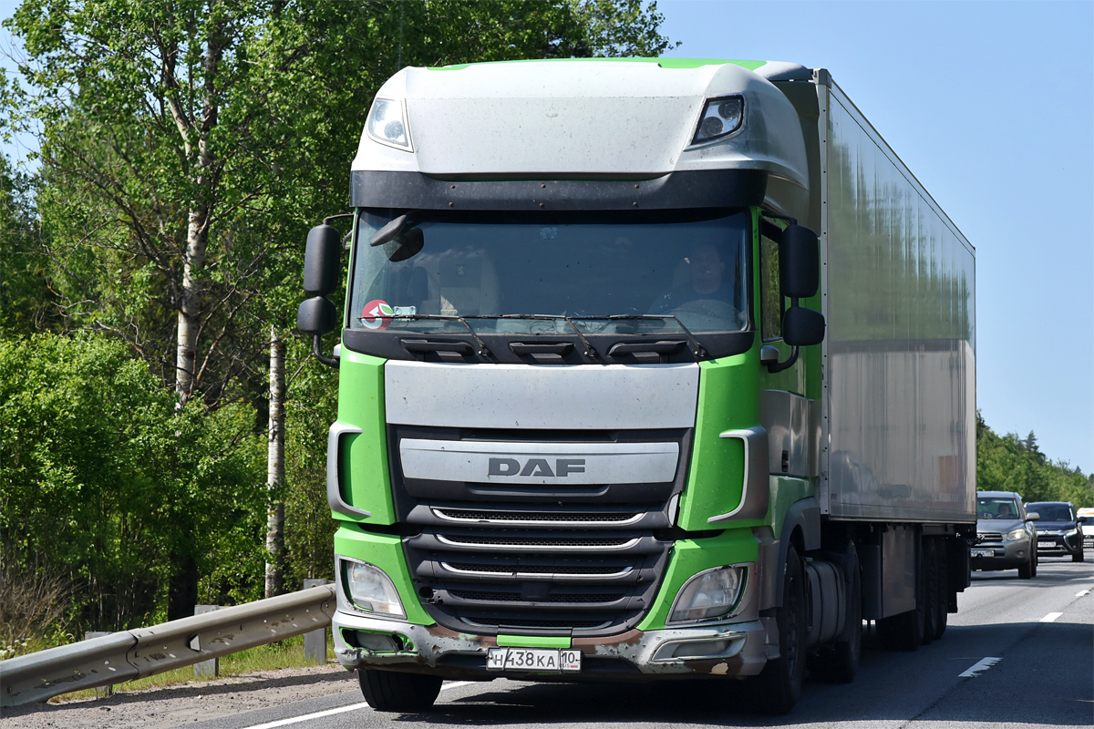 Карелия, № Н 438 КА 10 — DAF XF Euro6 FT