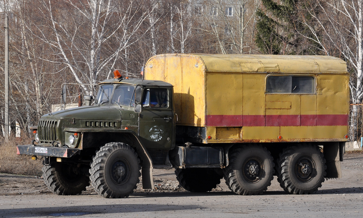 Омская область, № В 595 РВ 55 — Урал-4320-01