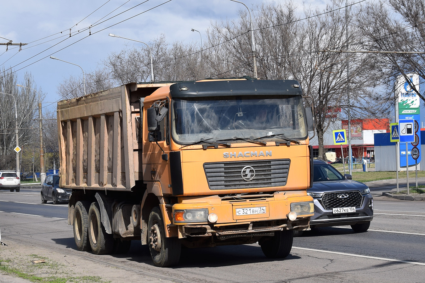 Волгоградская область, № С 321 ВН 34 — Shaanxi Shacman F2000 SX325x