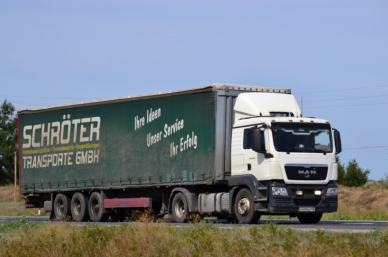 Волгоградская область, № Н 400 МЕ 134 — MAN TGS 19.400
