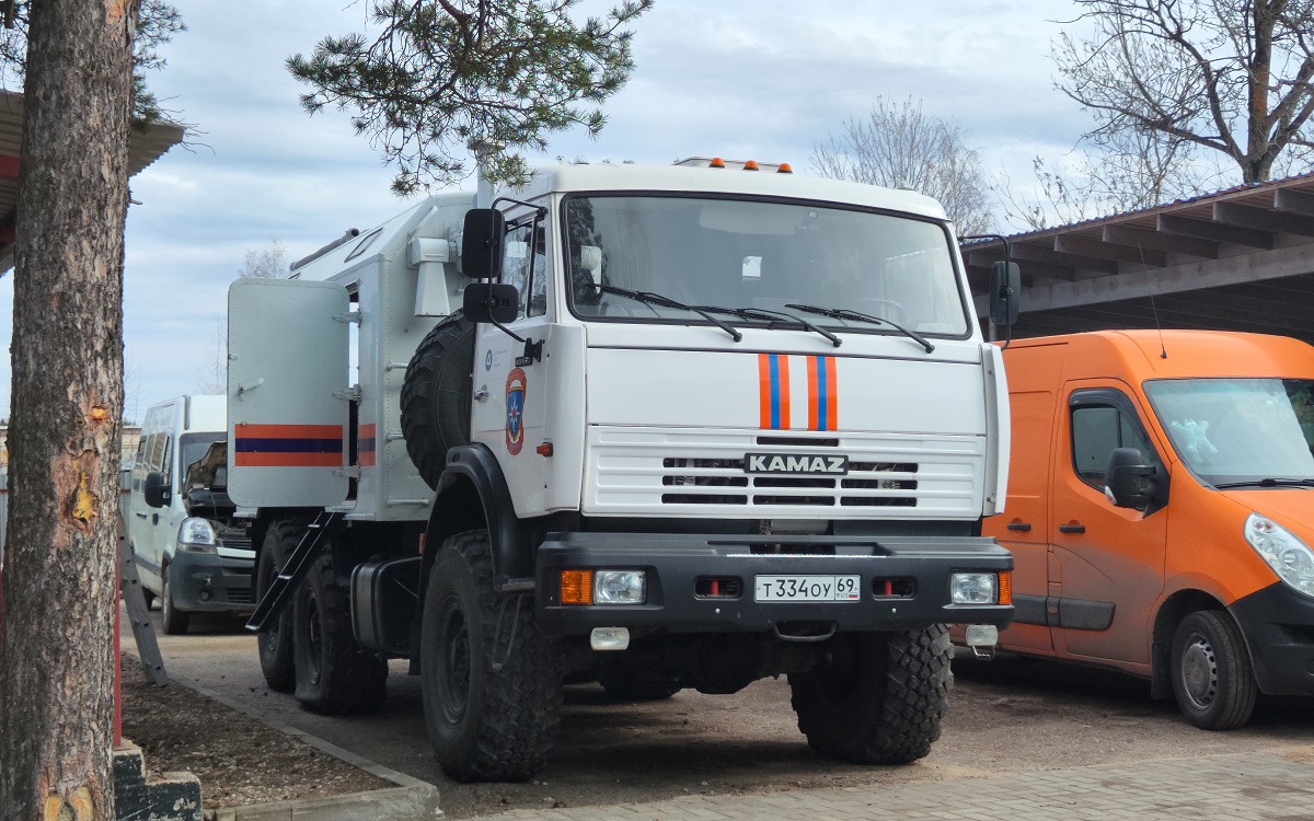 Тверская область, № Т 334 ОУ 69 — КамАЗ-43114-15 [43114R]