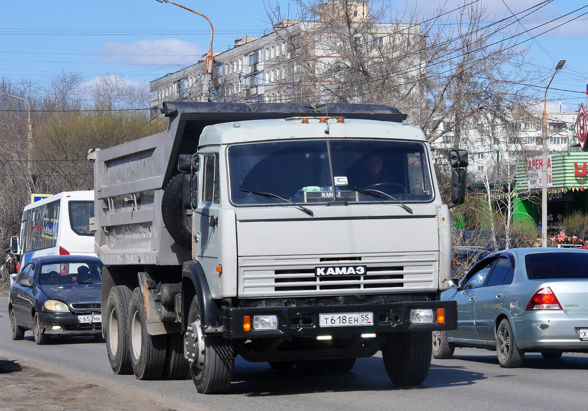 Омская область, № Т 618 ЕН 55 — КамАЗ-55111-02 [55111C]