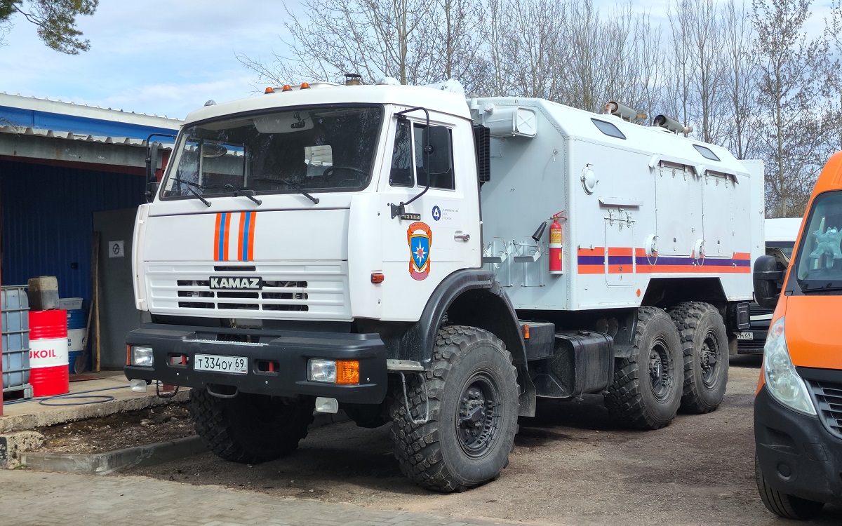 Тверская область, № Т 334 ОУ 69 — КамАЗ-43114-15 [43114R]