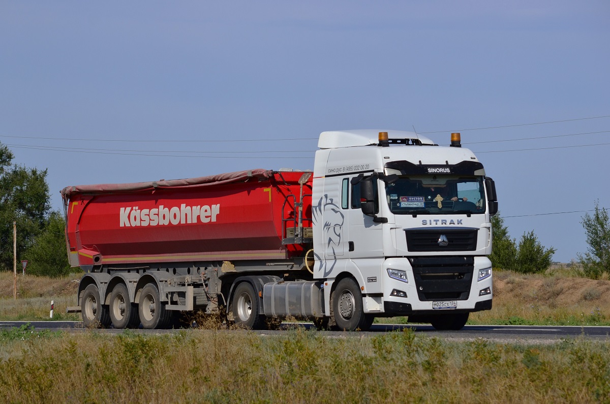 Волгоградская область, № М 025 СХ 134 — Sitrak C7H ZZ4186
