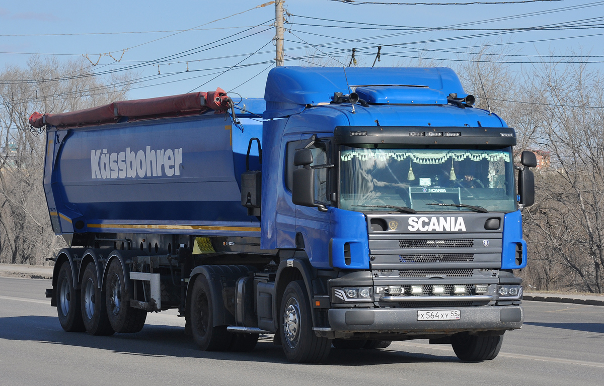 Омская область, № Х 564 ХУ 55 — Scania ('1996) P114G