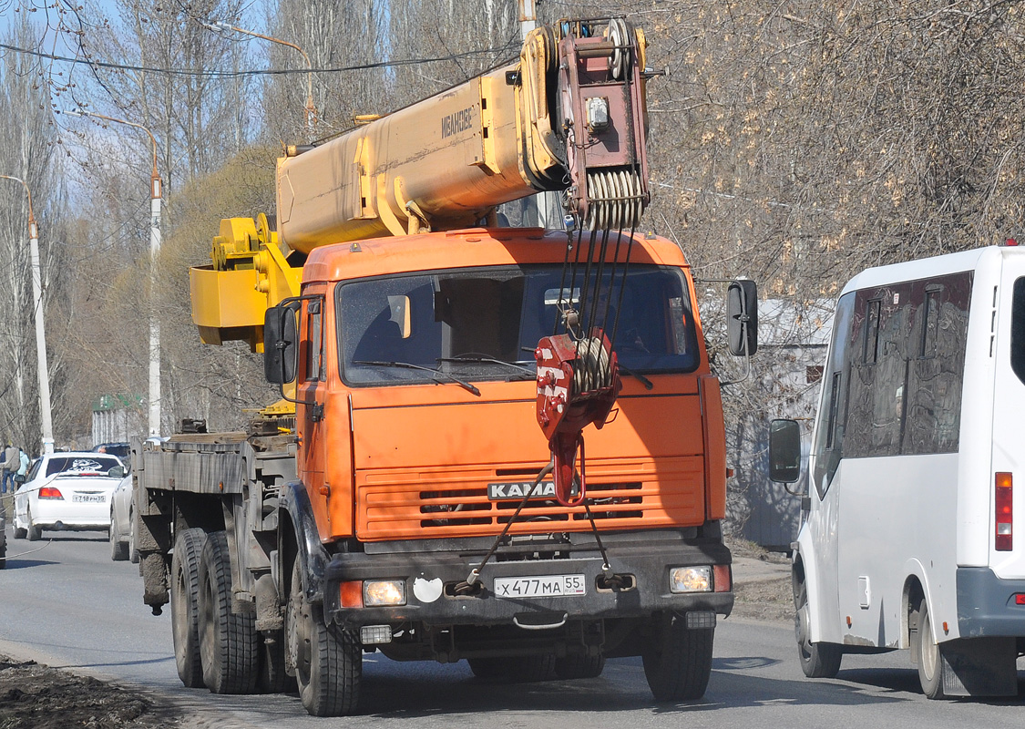 Омская область, № Х 477 МА 55 — КамАЗ-65115-62