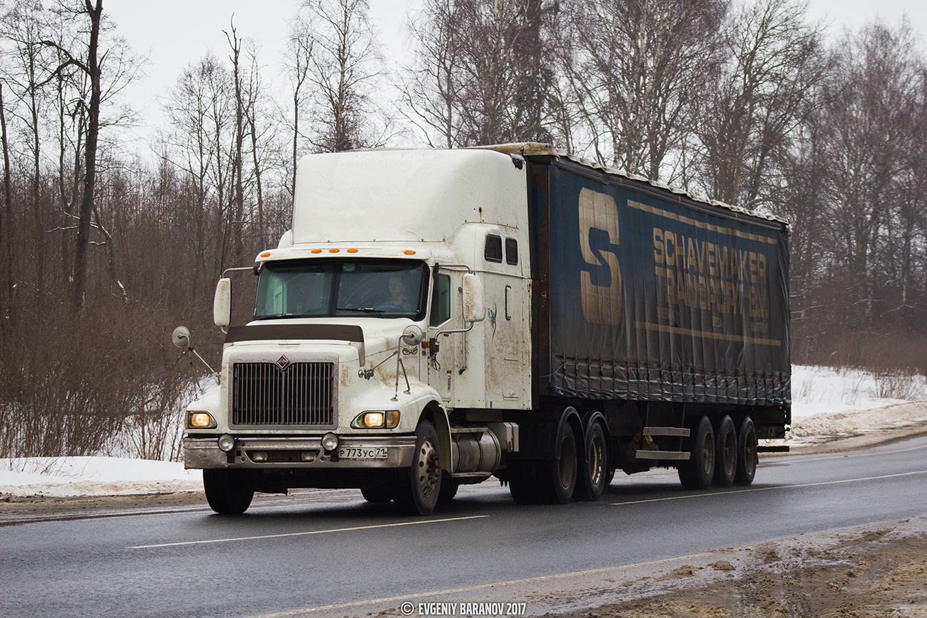 Тульская область, № Р 773 УС 71 — International 9200