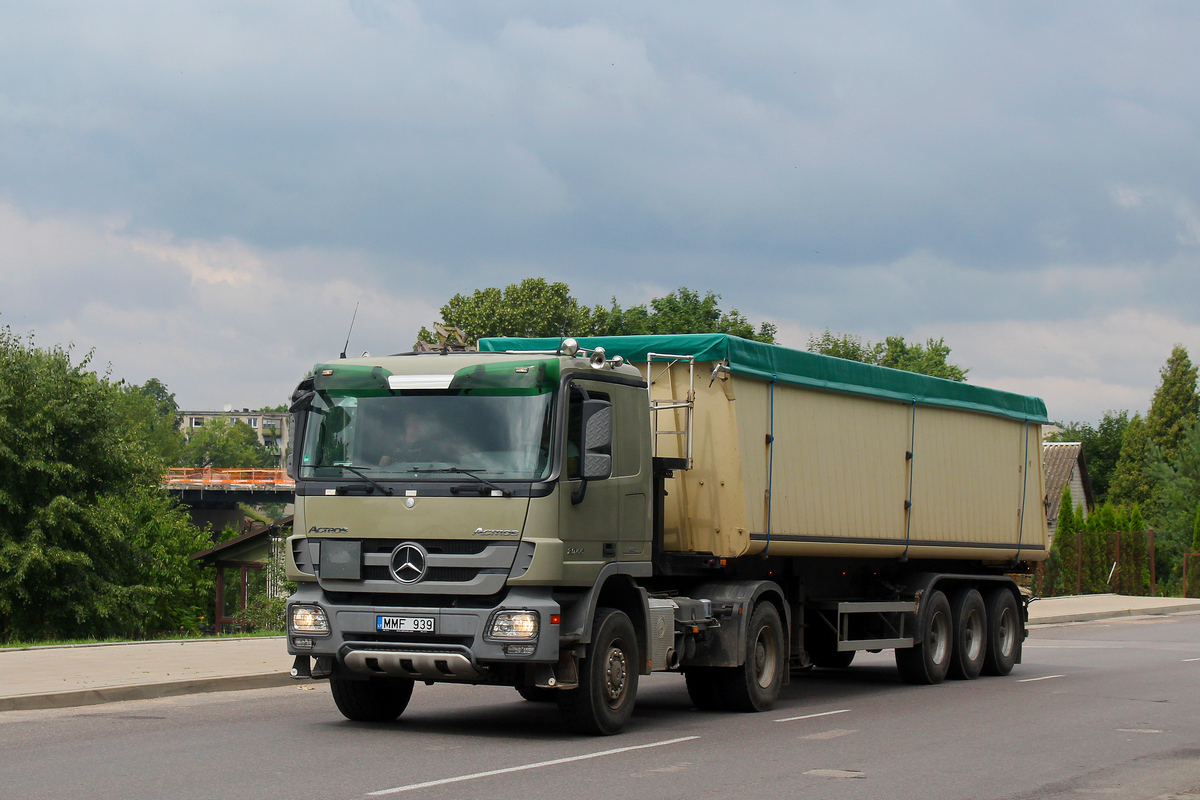 Литва, № MMF 939 — Mercedes-Benz Actros ('2009)