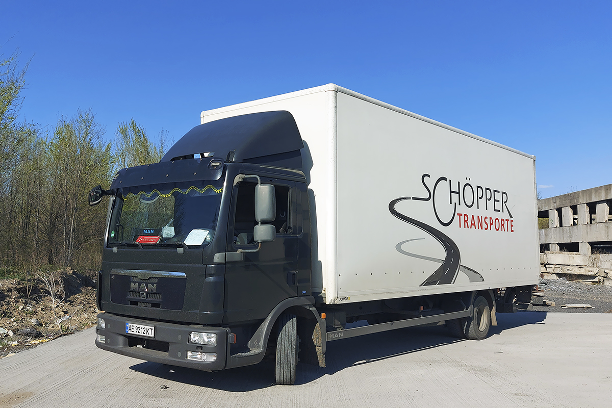 Днепропетровская область, № АЕ 9212 КТ — MAN TGL 12.220