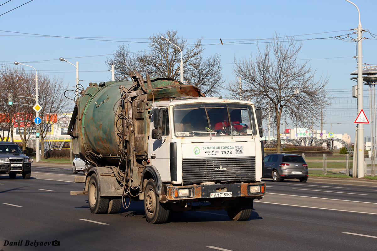 Минск, № АН 7180-7 — МАЗ-5337 (общая модель)
