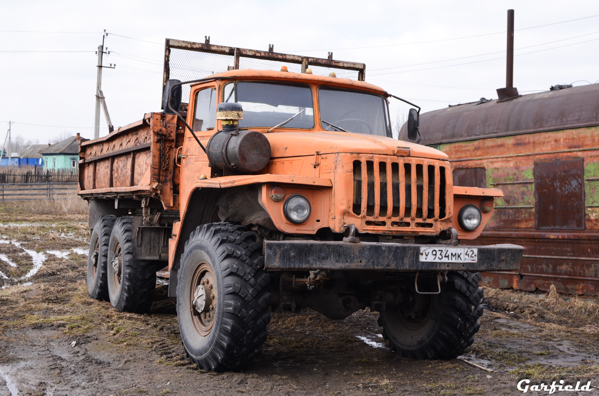 Кемеровская область, № У 934 МК 42 — Урал-5557-10