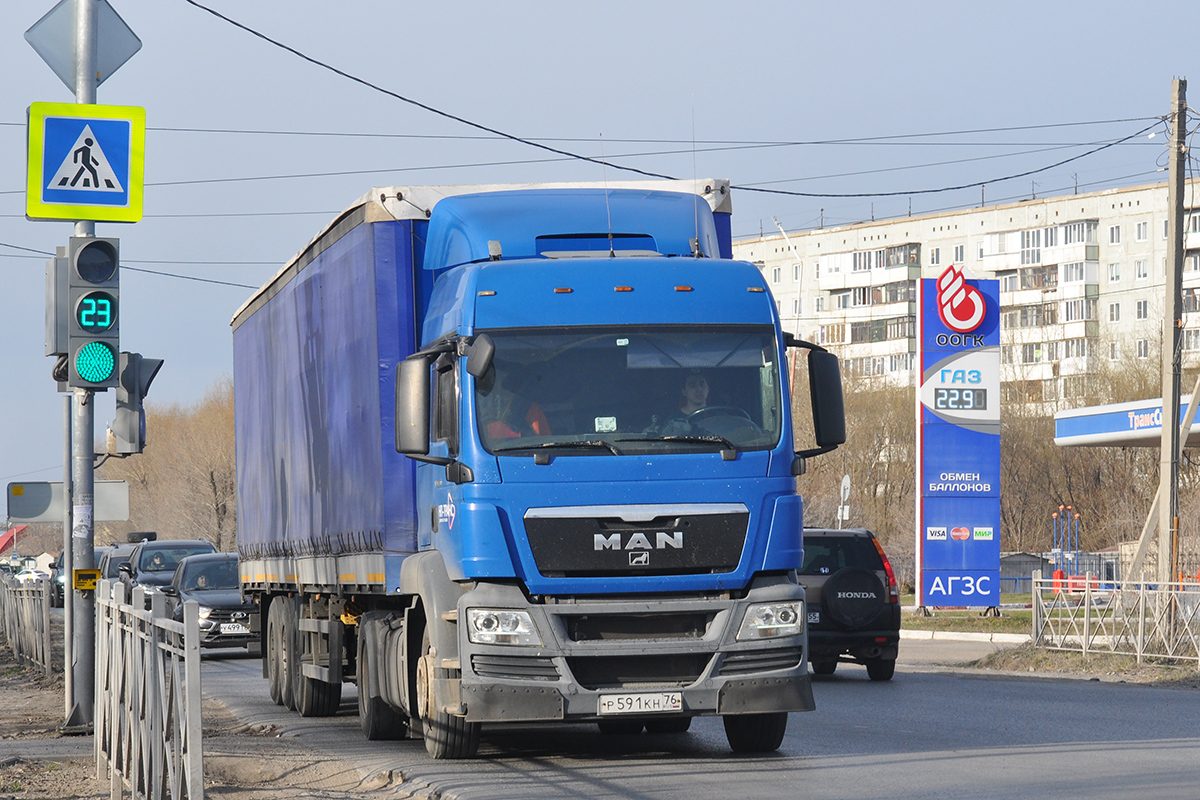 Ярославская область, № Р 591 КН 76 — MAN TGS 19.400