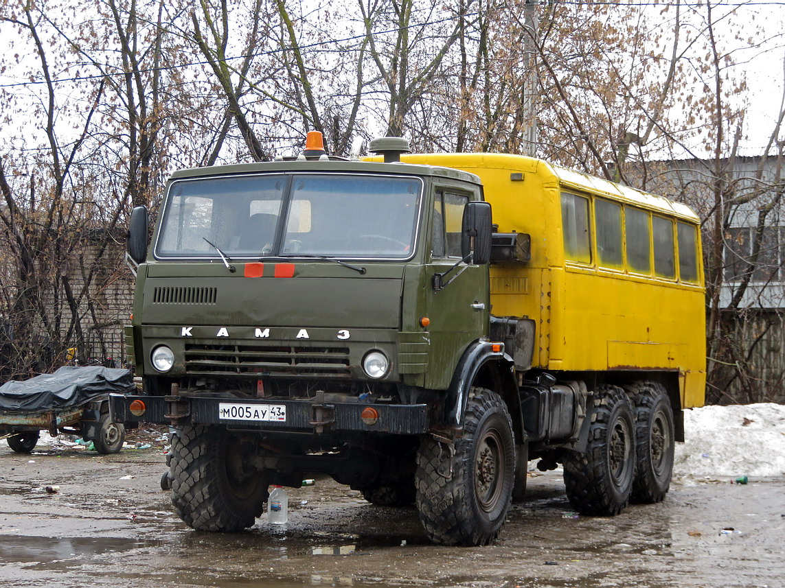 Кировская область, № М 005 АУ 43 — КамАЗ-43101