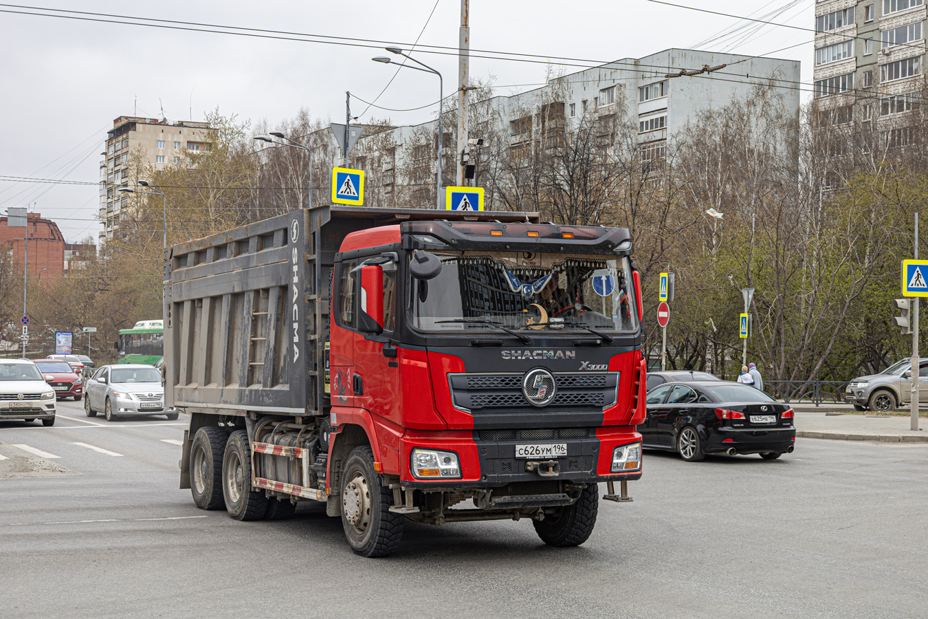 Свердловская область, № С 626 УМ 196 — Shaanxi Shacman X3000 SX3258