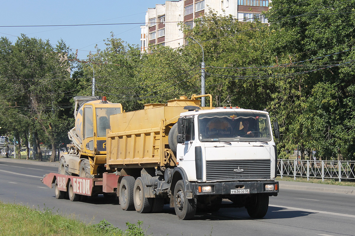 Оренбургская область, № У 636 ОЕ 56 — МАЗ-551605