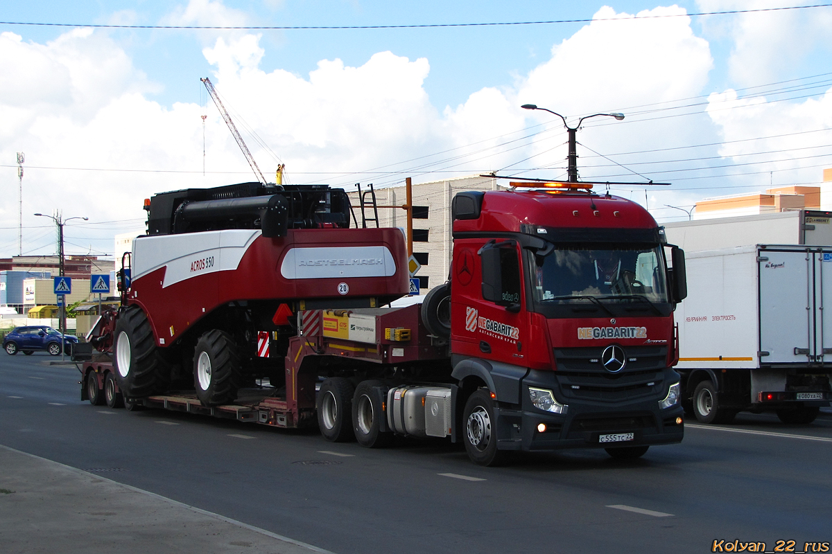 Алтайский край, № С 555 ТС 22 — Mercedes-Benz Actros '18 2645 [Z9M]; Новая техника (Алтайский край)