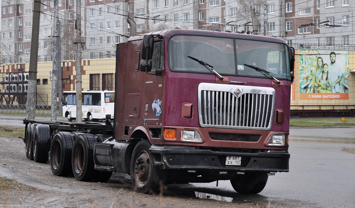 Омская область, № В 687 ХХ 155 — International 9800i