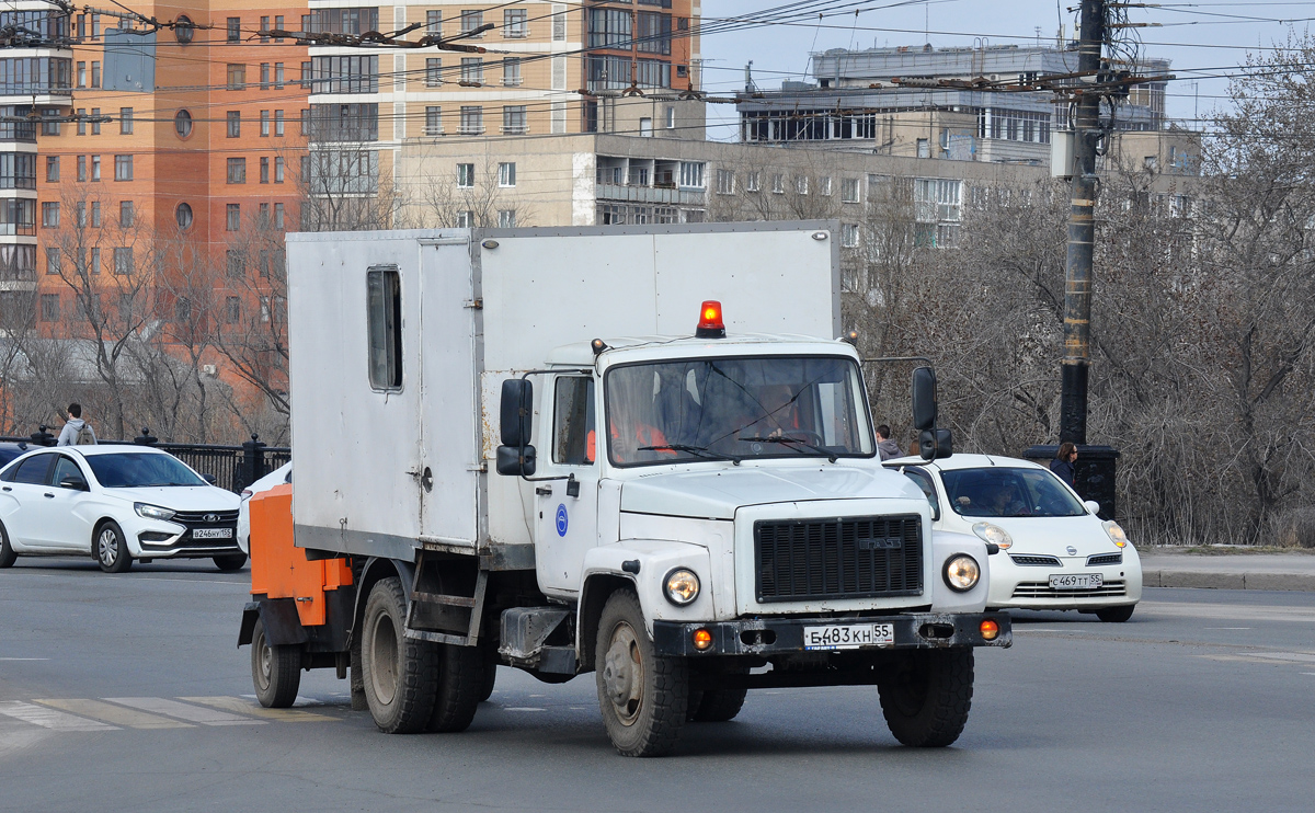 Омская область, № Е 483 КН 55 — ГАЗ-3309