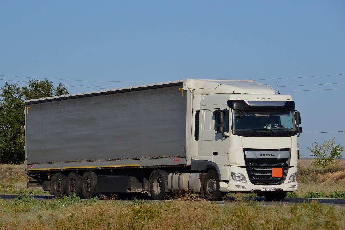 Ростовская область, № В 753 ВН 761 — DAF XF Euro6 FT