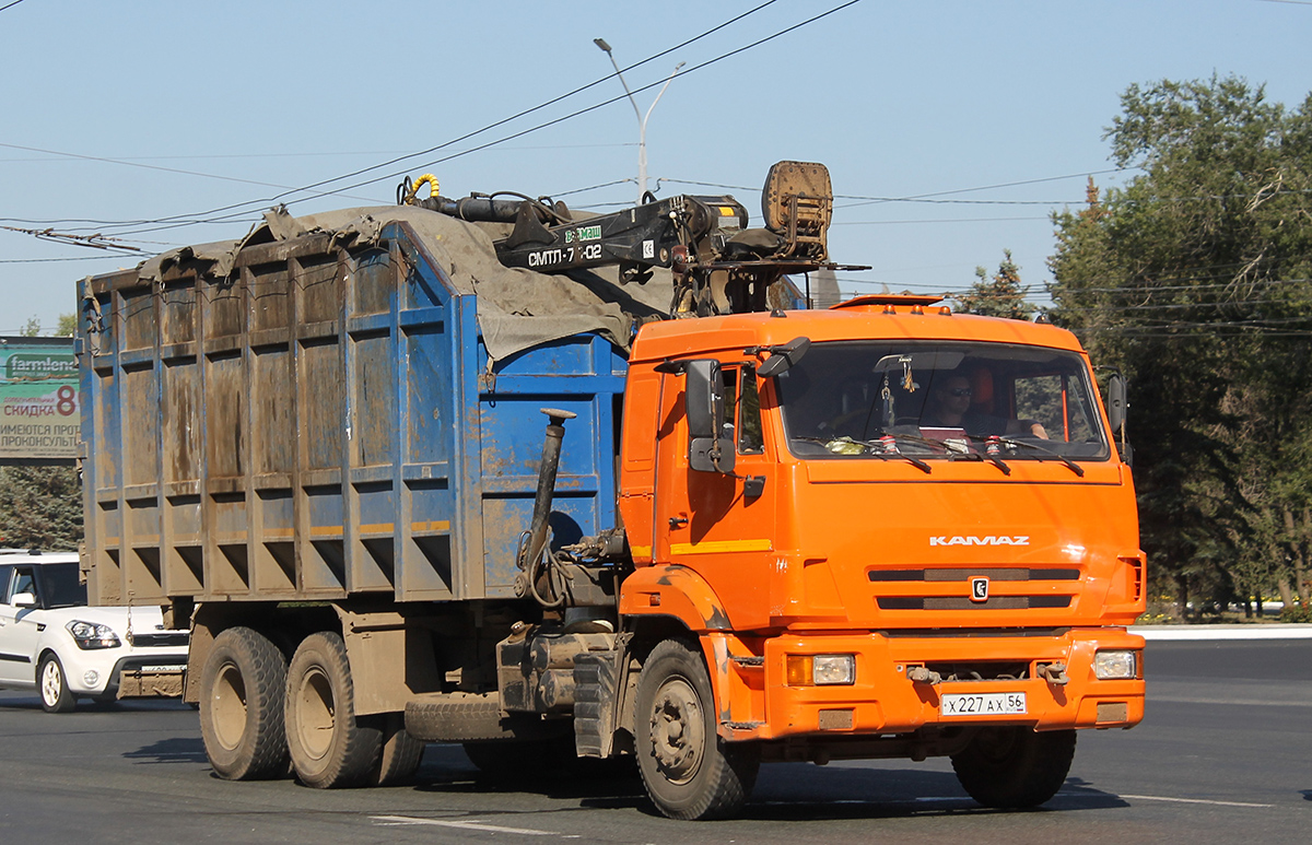 Оренбургская область, № Х 227 АХ 56 — КамАЗ-65115 (общая модель)