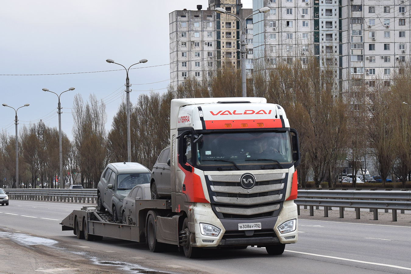 Нижегородская область, № В 308 ВУ 252 — НГА-FB2R13 "Валдай 45"