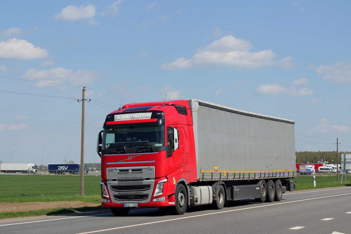 Латвия, № DJ-103 — Volvo ('2012) FH.500