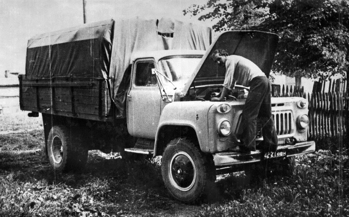 Московская область, № 42-21 ЮВН — ГАЗ-53А; Исторические фотографии (до 2000 года) (Московская область)