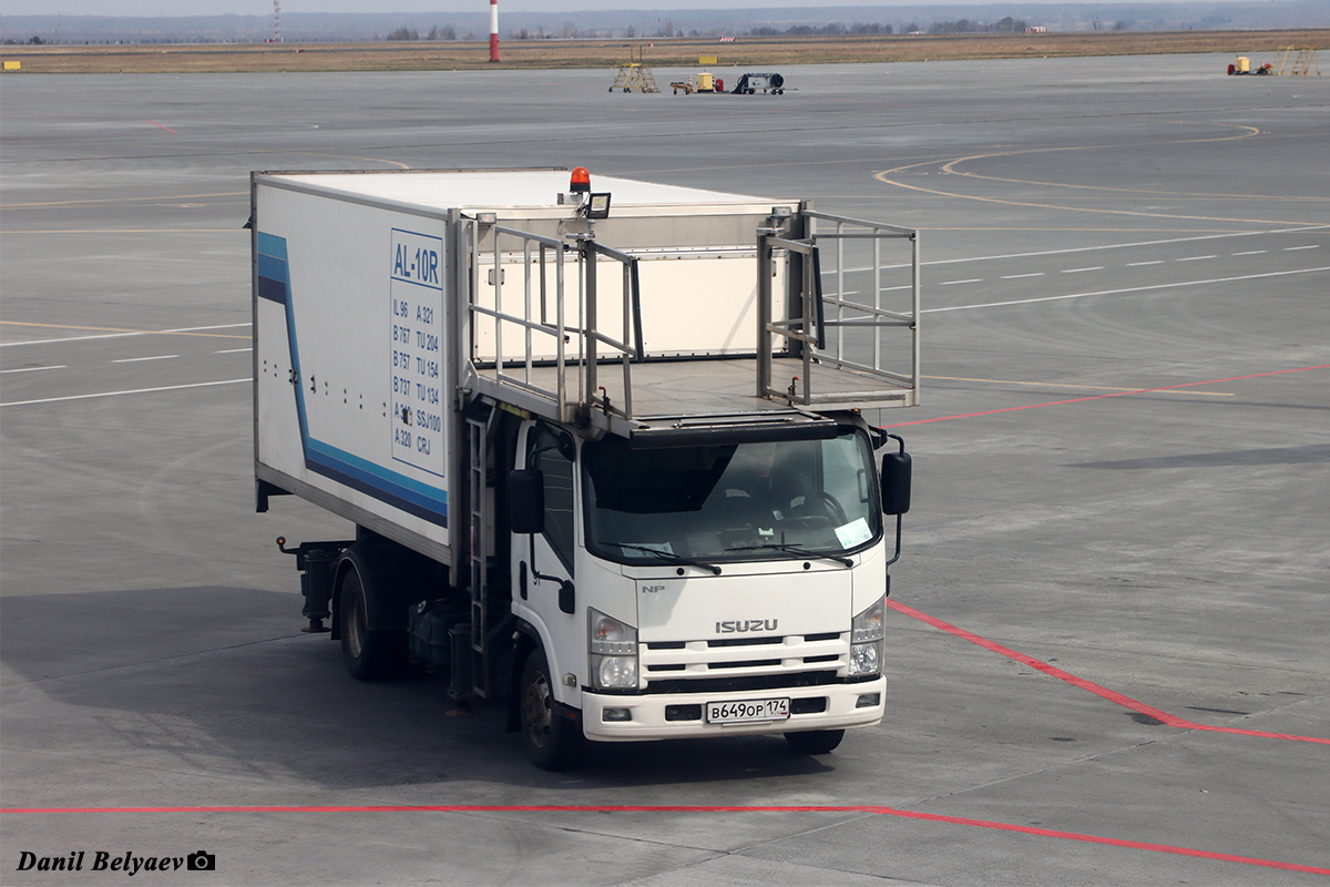 Челябинская область, № В 649 ОР 174 — Isuzu NPR75 [Z7X]