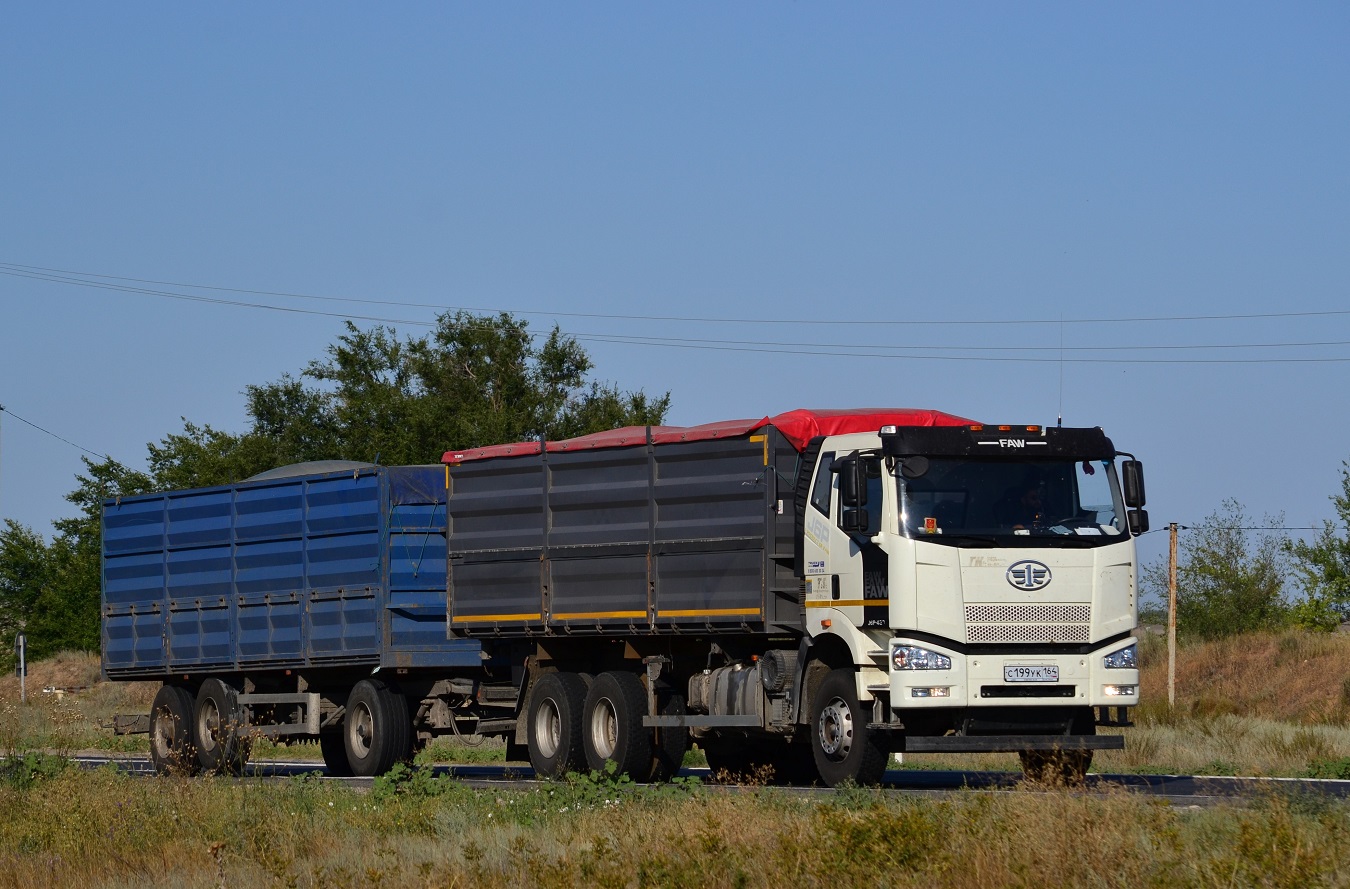 Саратовская область, № С 199 УК 164 — FAW J6 CA3250