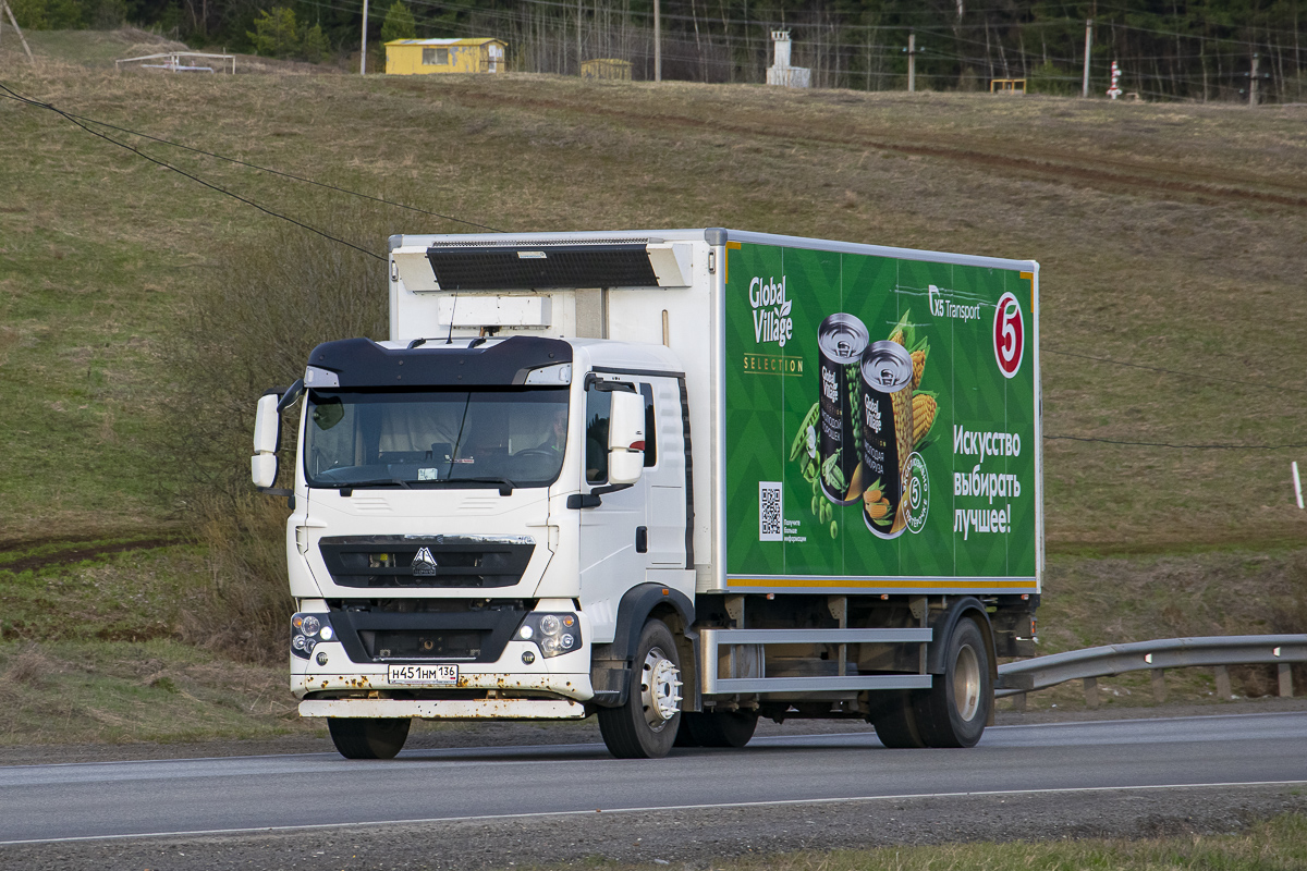 Воронежская область, № Н 451 НМ 136 — Howo T5G ZZ1167