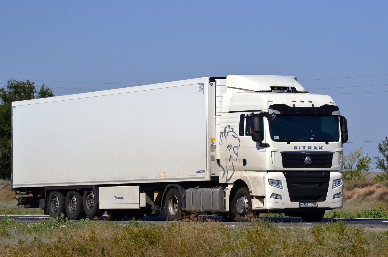 Тамбовская область, № Р 223 НВ 68 — Sitrak C7H ZZ4186