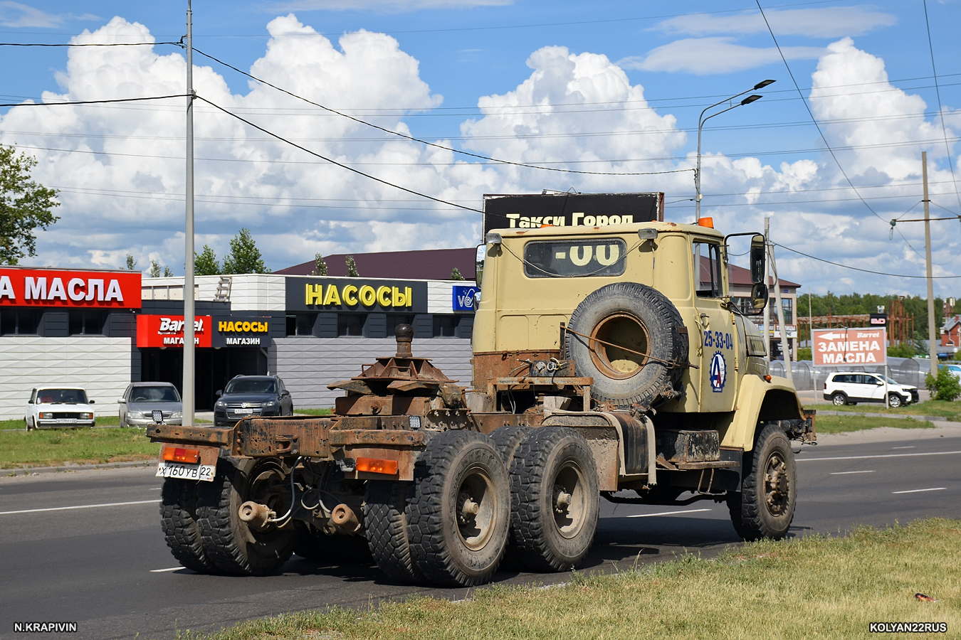 Алтайский край, № Х 160 УВ 22 — КрАЗ-6443