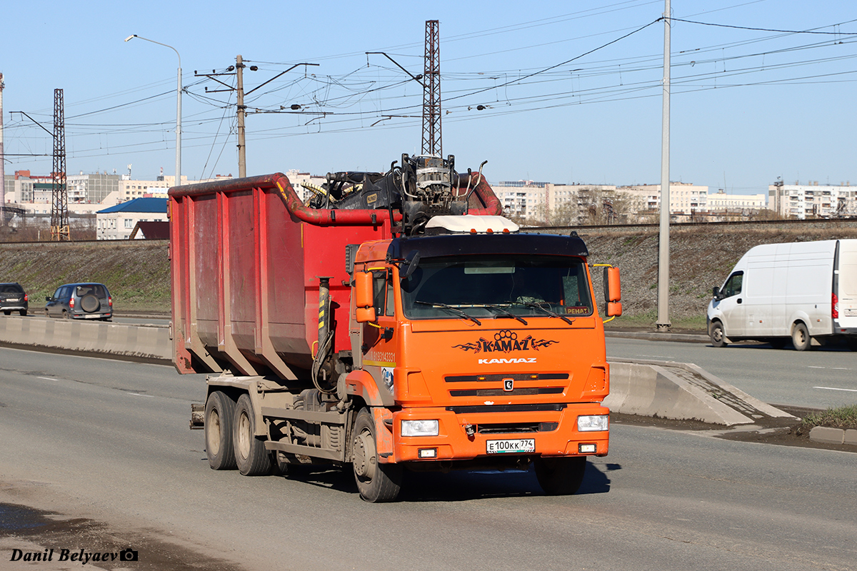 Челябинская область, № Е 100 КК 774 — КамАЗ-65115-50