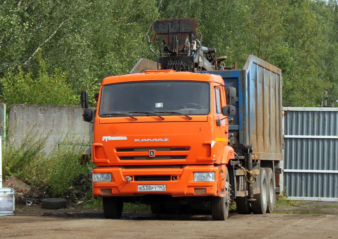 Ленинградская область, № В 538 РТ 147 — КамАЗ-65115-50