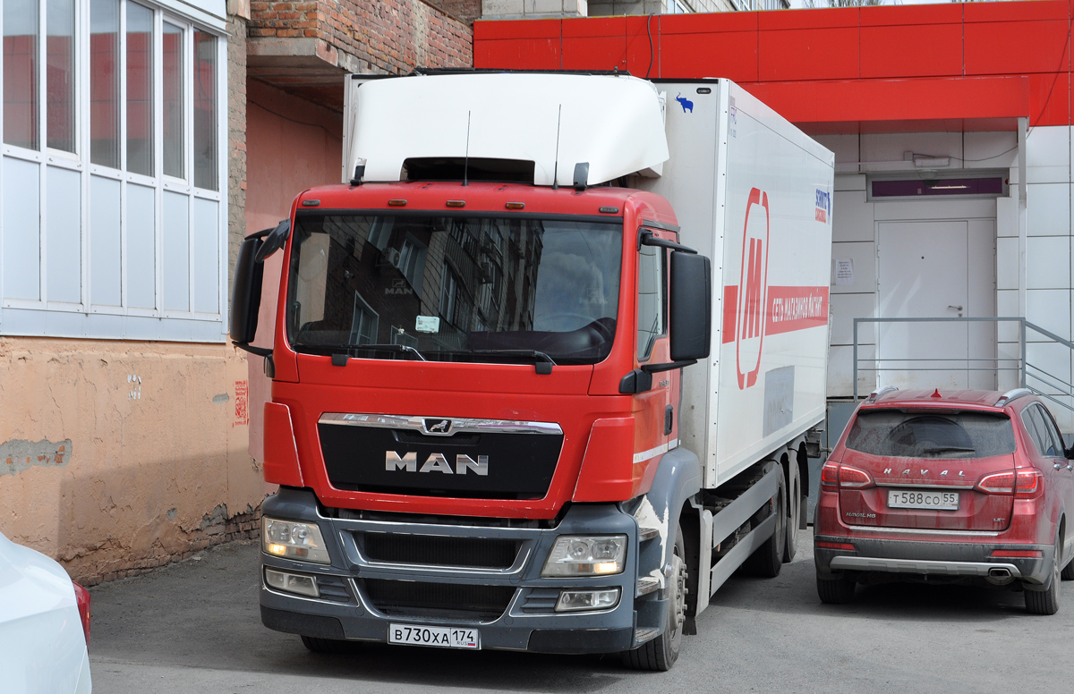 Омская область, № В 730 ХА 174 — MAN TGS 28.360